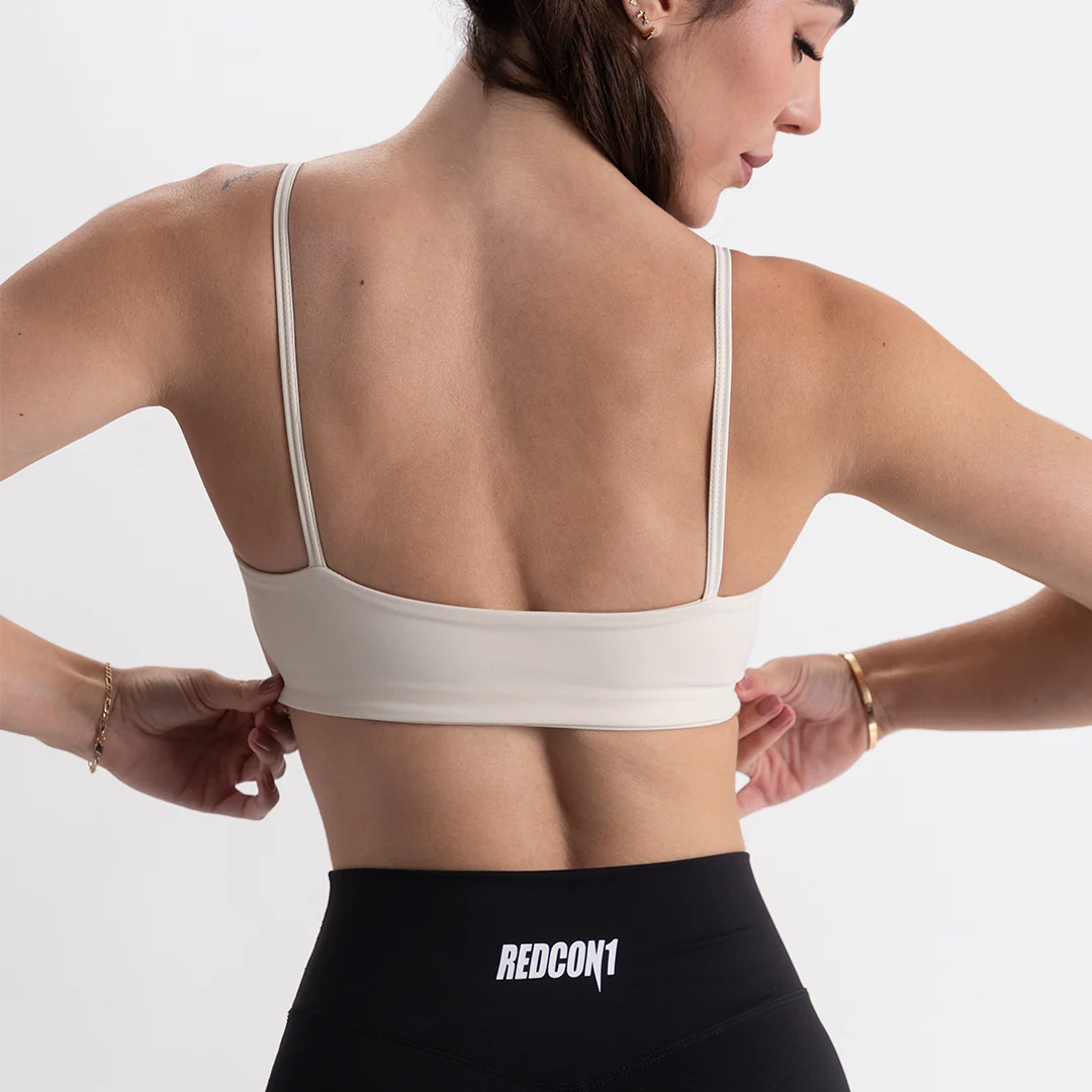 Ivory Essential Yoga Sports Bra - Image 3