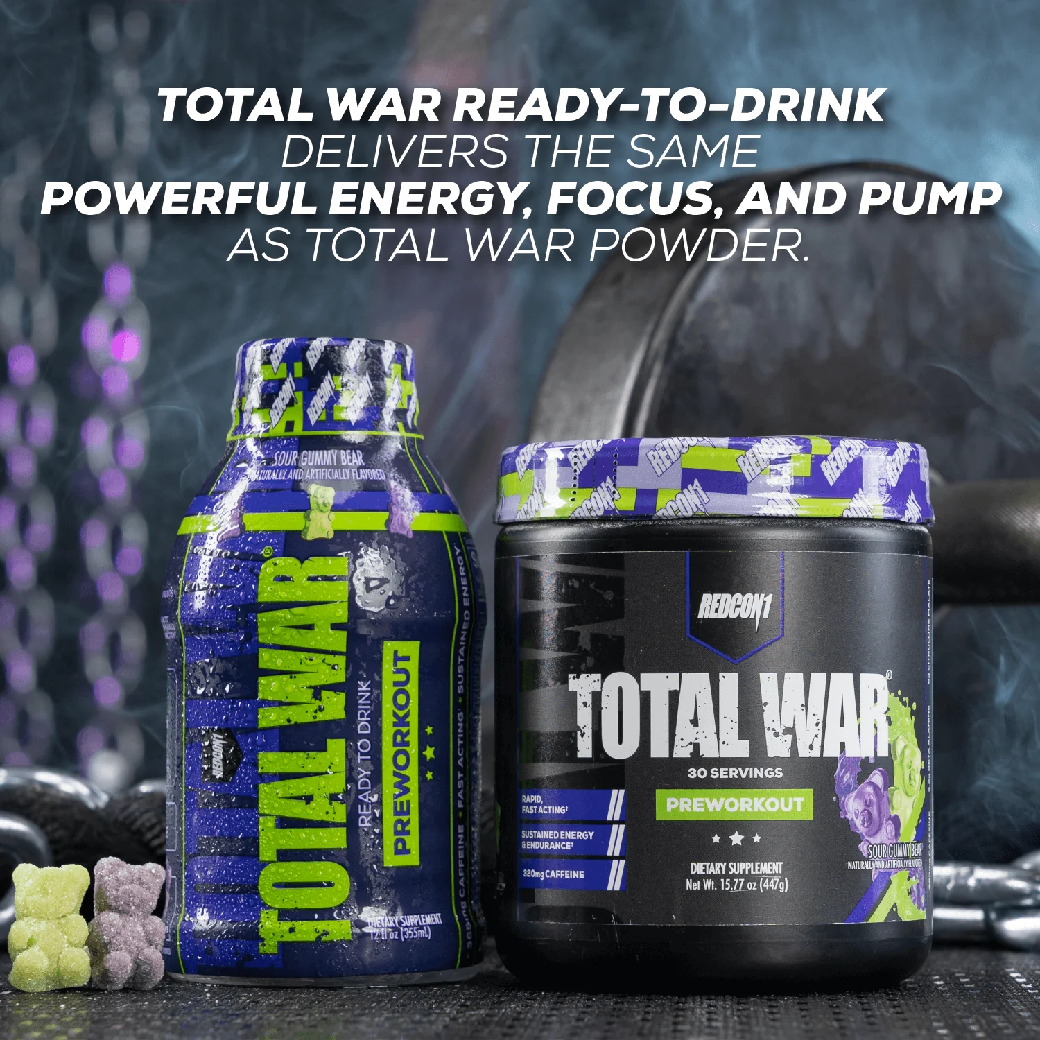 TOTAL WAR Ready To Drink Preworkout (12 Servings) - Image 25