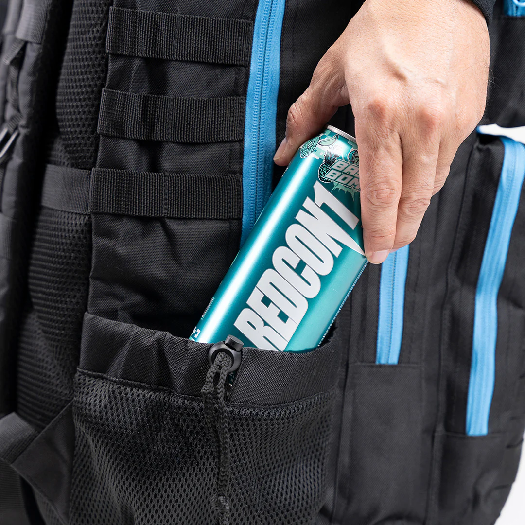 TACTICAL PRO BACKPACK 45L BLACK W/ ELECTRIC BLUE - Image 5