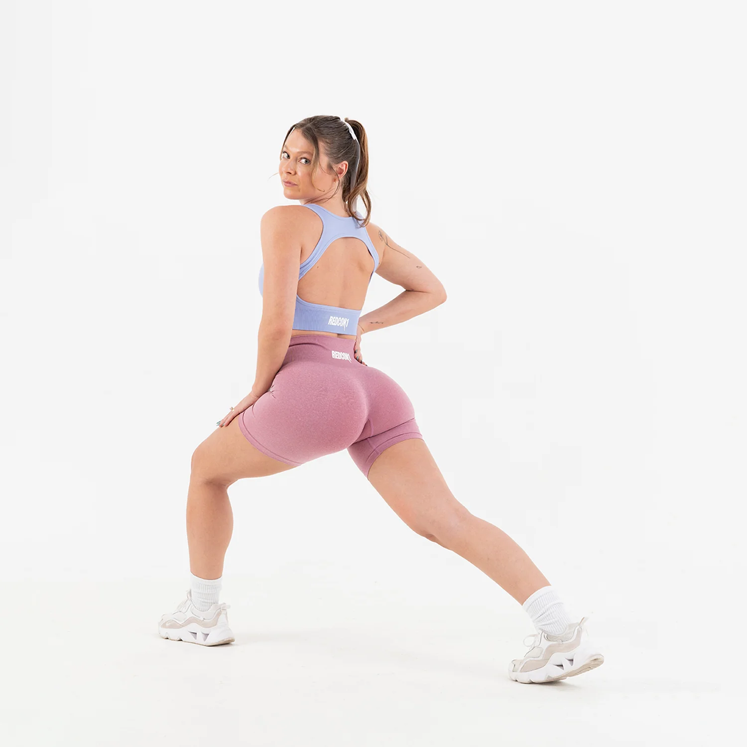 PASTEL PINK FLAWLESS CONTOUR SHORTS - Image 5